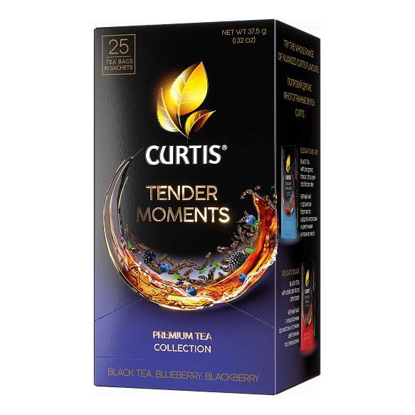 Купить чай черный Curtis Tender Moments черника-ежевика-мята в пакетиках 1,5 г х 25 шт, цены на Мегамаркет | Артикул: 100049183593