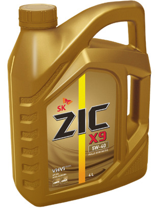 Моторное масло ZIC X9 Синтетическое 5W-40 4л. - купить в zapmagazin.ru, цена на Мегамаркет