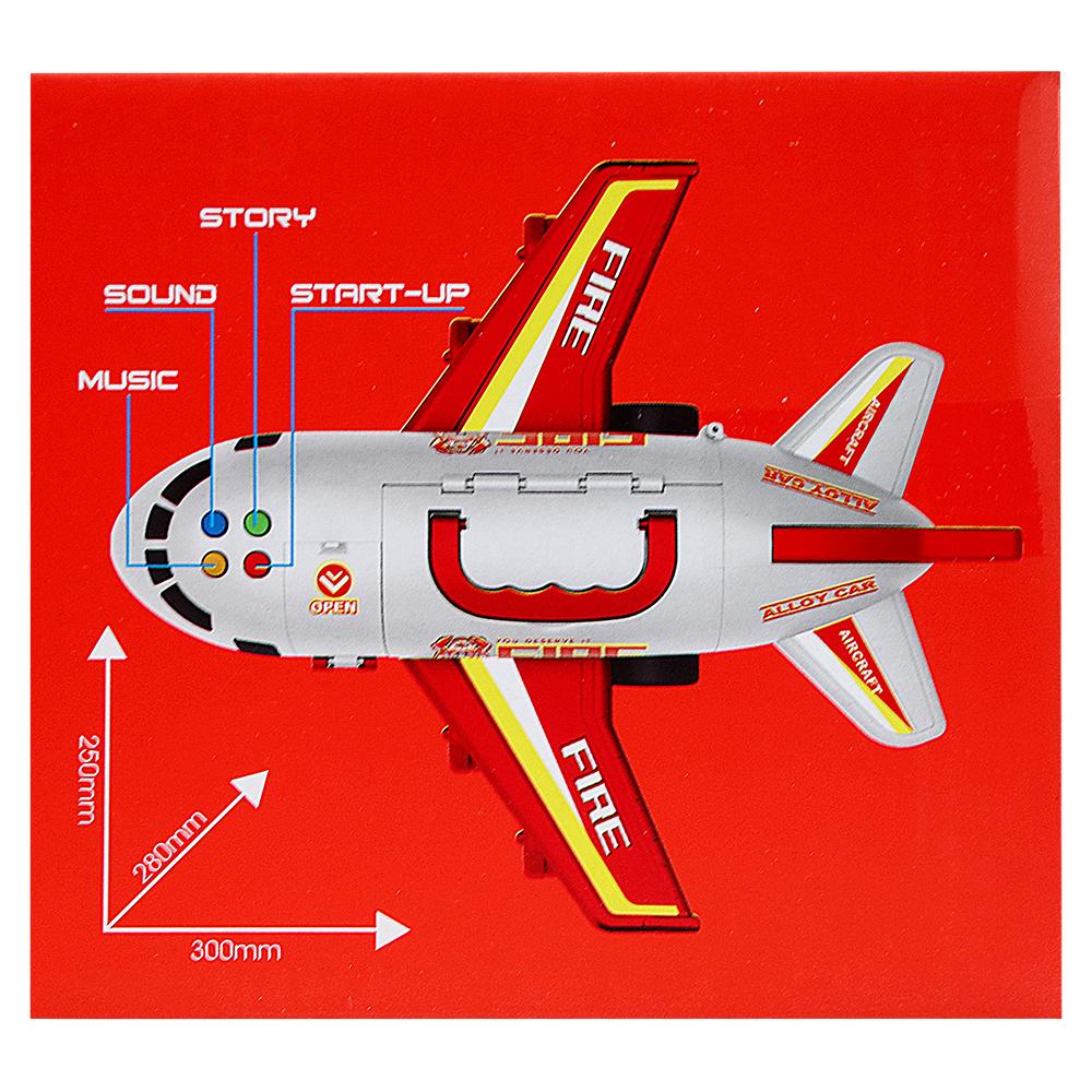 Купить набор транспорта Xiao Bai Cai Самолет Пожарные, 660-A239, цены на  Мегамаркет