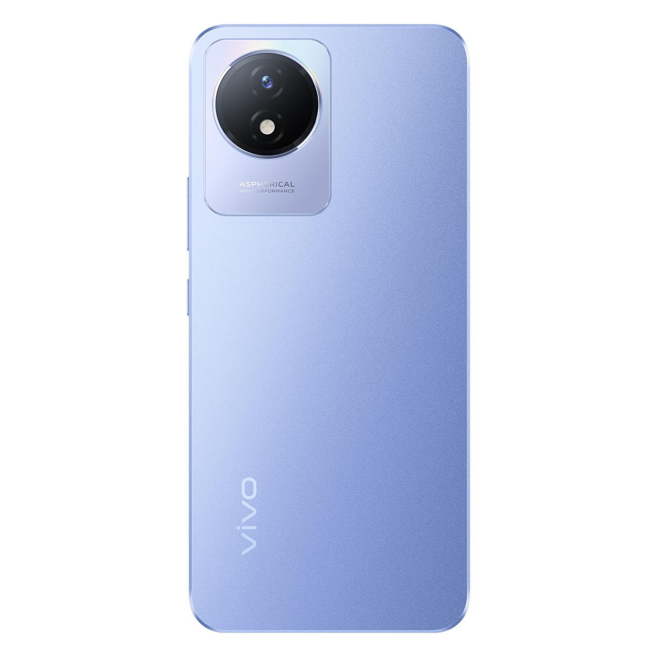 Смартфон vivo Y02 2/32GB Orchid Blue - отзывы покупателей на маркетплейсе  Мегамаркет | Артикул: 100047510703