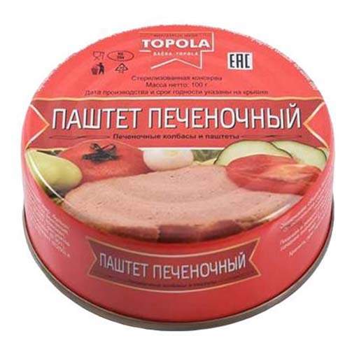 Паштет печеночный Topola 100 г