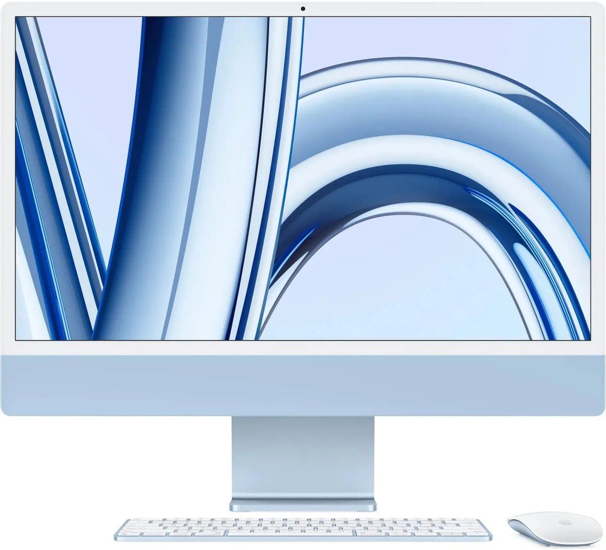 Моноблок Apple iMac 24 2023 M3/16Gb/256Gb/M3 8-Core синий (Z197001YA) - характеристики и описание на Мегамаркет | 100066881628