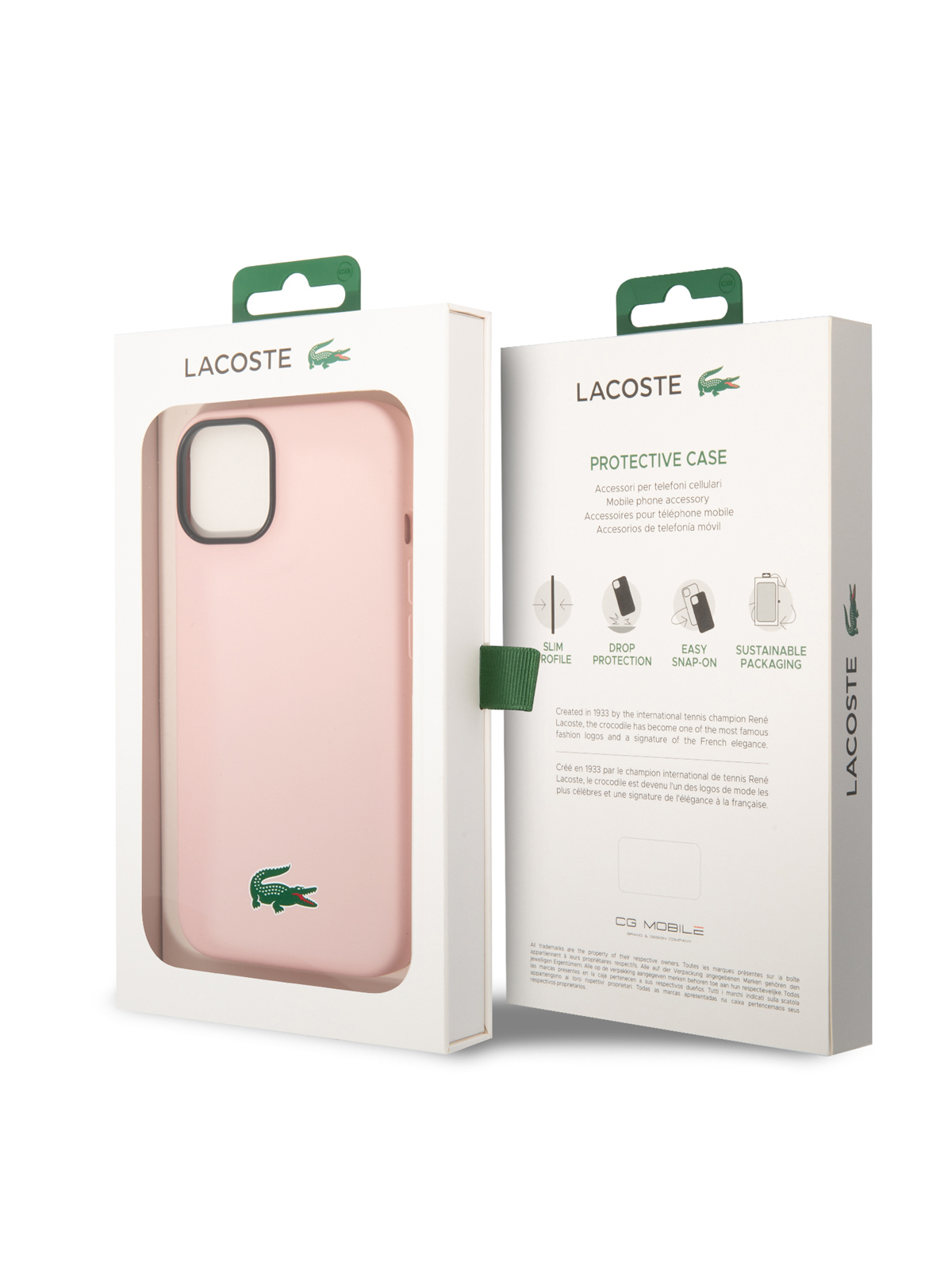 Чехол Lacoste для iPhone 14 Plus Croc Logo Hard Pink, купить в Москве, цены  в интернет-магазинах на Мегамаркет