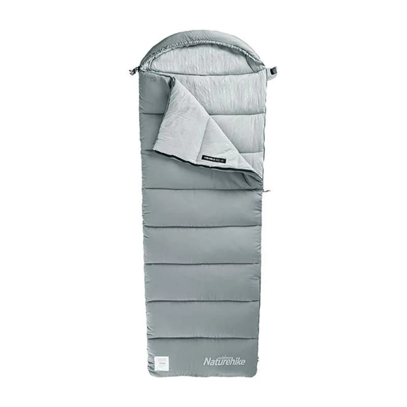 Спальный мешок Naturehike M400 grey, левый - купить в Москве, цены на Мегамаркет