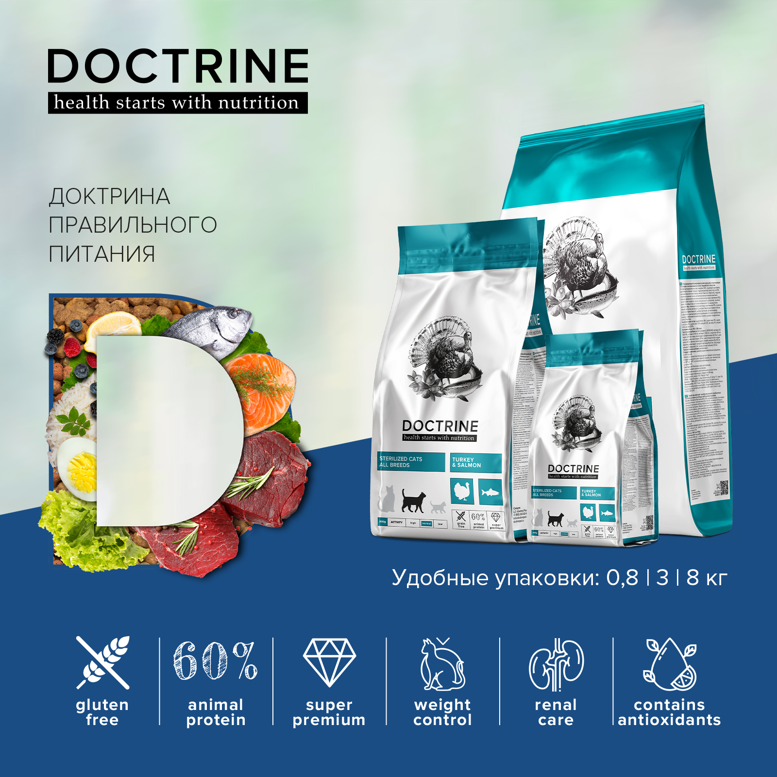 Doctrine корм. Доктрин корм для стерилизованных кошек. Doctrine корм для кошек.