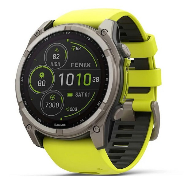 Смарт-часы Garmin Fenix 8 Solar Sapphire 51мм Gr/Y, купить в Москве, цены в интернет-магазинах на Мегамаркет