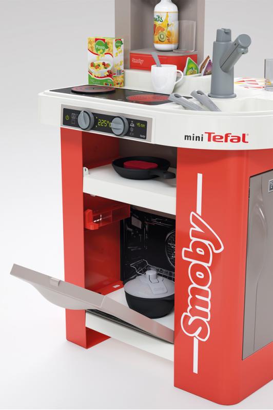 Кухня детская Smoby Tefal Studio 311042 48 см 27 предметов