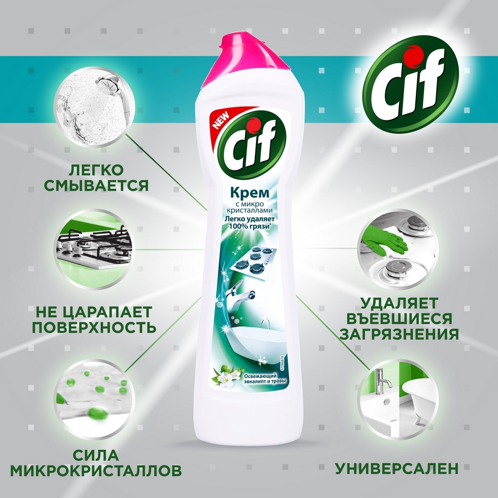 Крем эвкалипта. Крем CIF Aroma 500мл. CIF чистящий крем. Сиф эвкалипт. Сиф для металла.