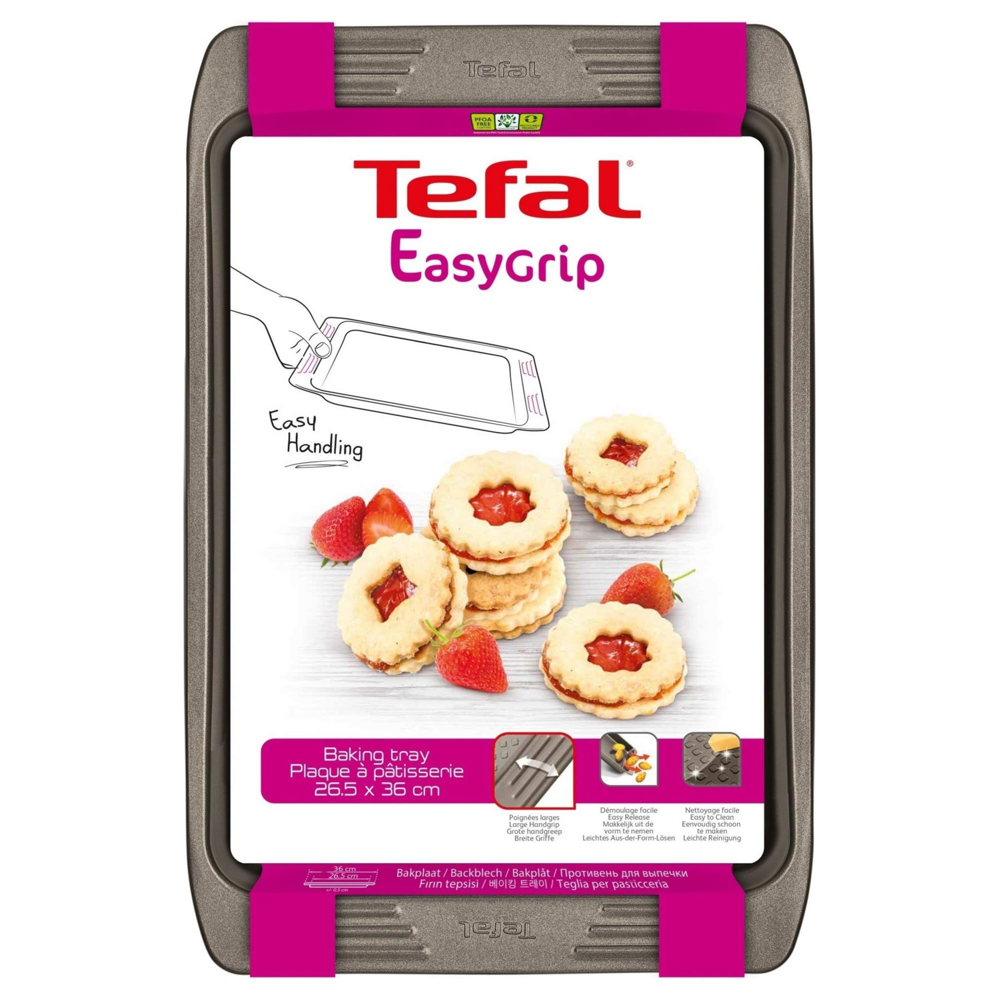 Противень Tefal J1627114 26,5x36 купить в интернет-магазине, цены на  Мегамаркет