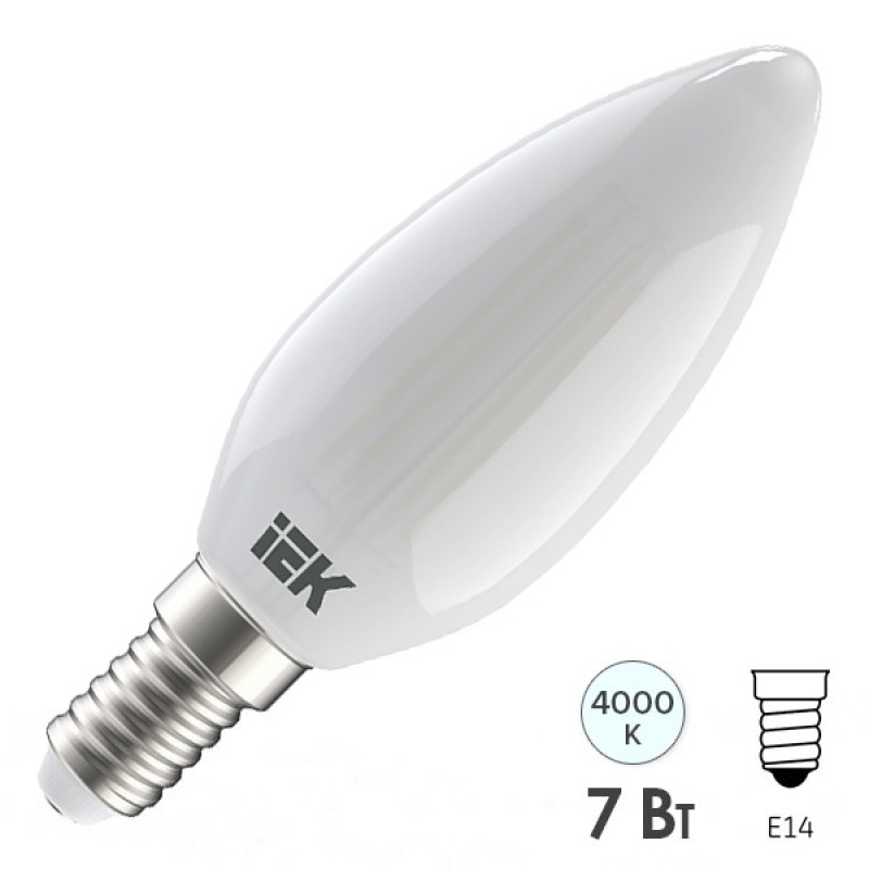 Iek led c35. Лампа iek lle-c35-7-230-40-e27.