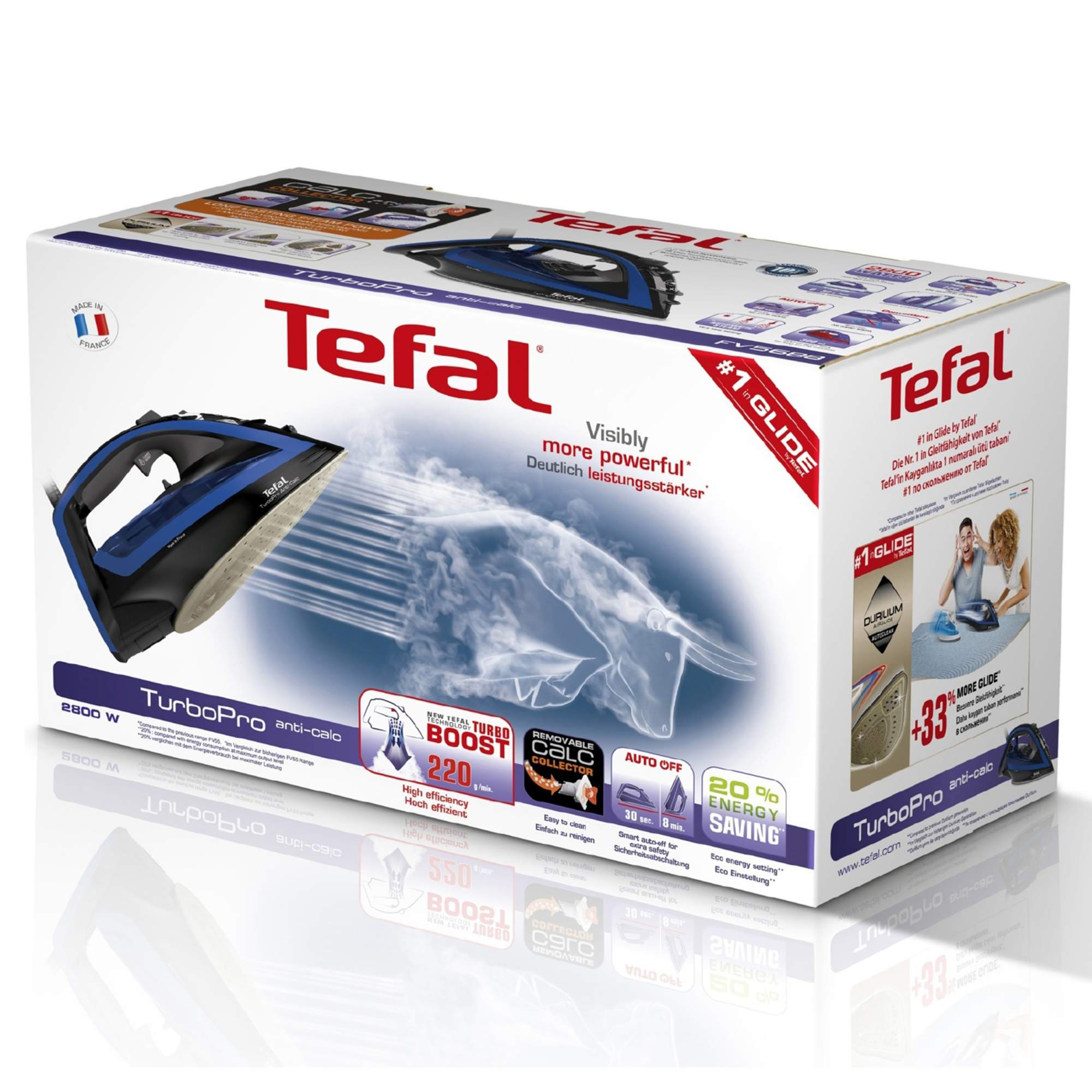 Tefal Turbo Pro Anti-Calc. Утюг Tefal Turbo Pro Anti-Calc fv5688e0, 2800вт, черный/ синий. Утюг Tefal Turbo Pro Anti-Calc. Tefal fv5688 TURBOPRO Anti-Scale.