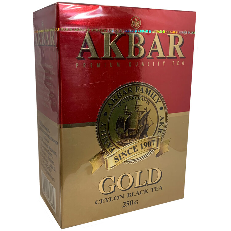 Купить чай черный Akbar gold 250 г, цены на Мегамаркет | Артикул: 100023441120