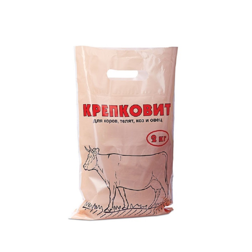 Пищевая добавка Крепковит для коров,  коз и свиней Ваше хозяйство , 2 кг