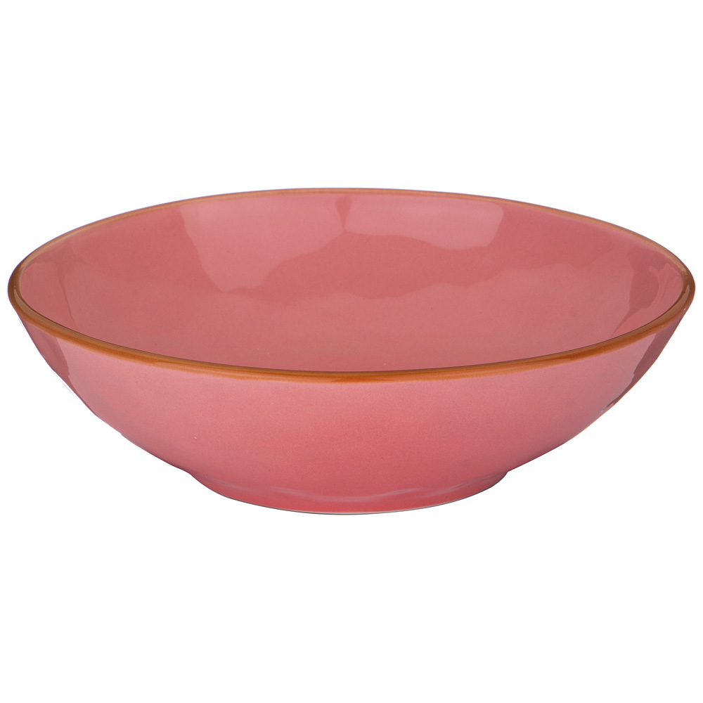 Тарелка суповая-салатник "Concerto"диаметр 19 см розовый Bronco_408-112