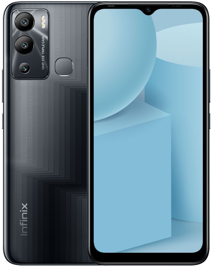 Смартфон Infinix Hot 12i 4/64GB Racing Black (X665B), купить в Москве, цены в интернет-магазинах на Мегамаркет