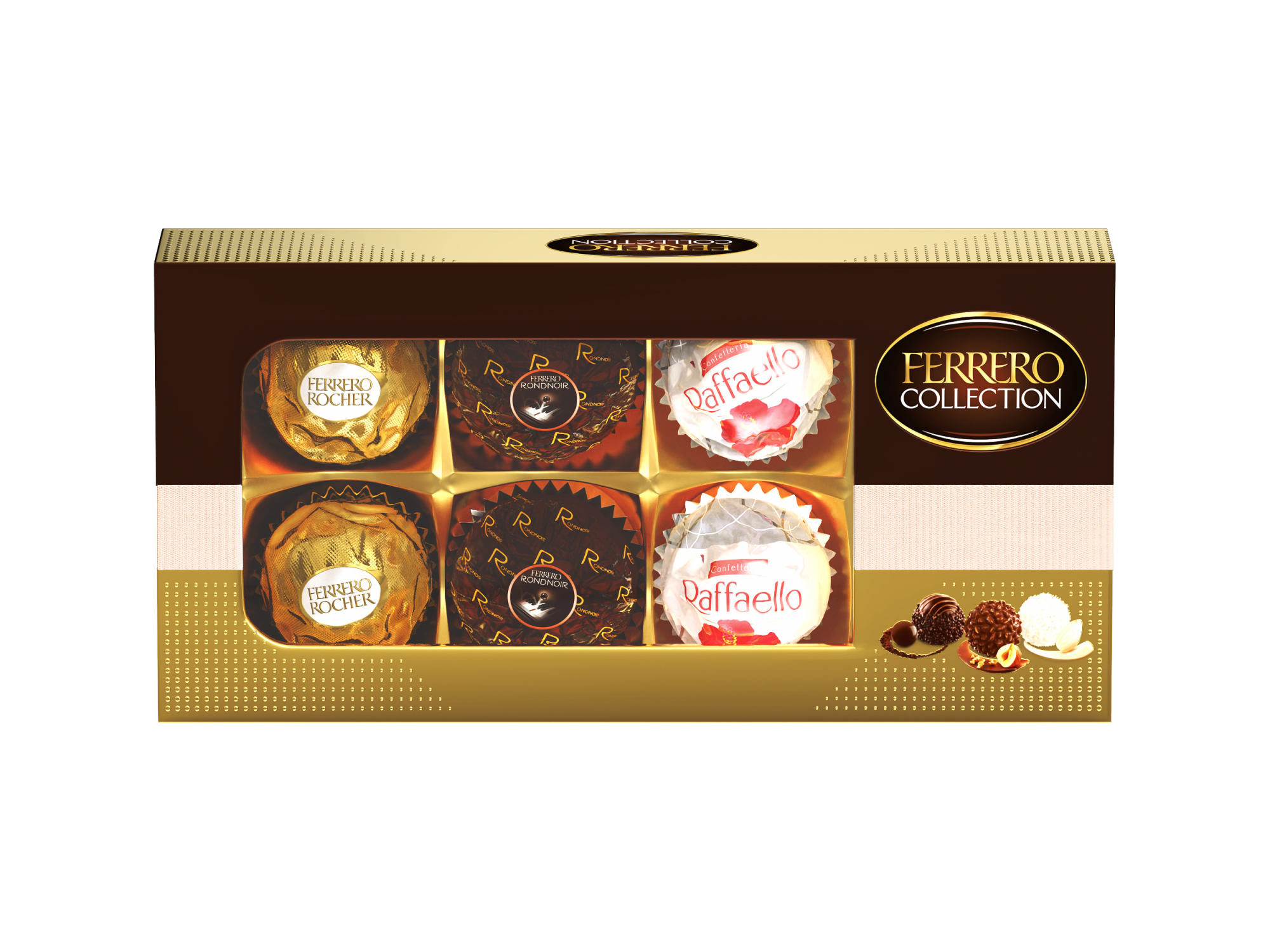 Купить конфеты Ferrero Collection Куб ассорти 64,8 г, цены на Мегамаркет | Артикул: 100071042088