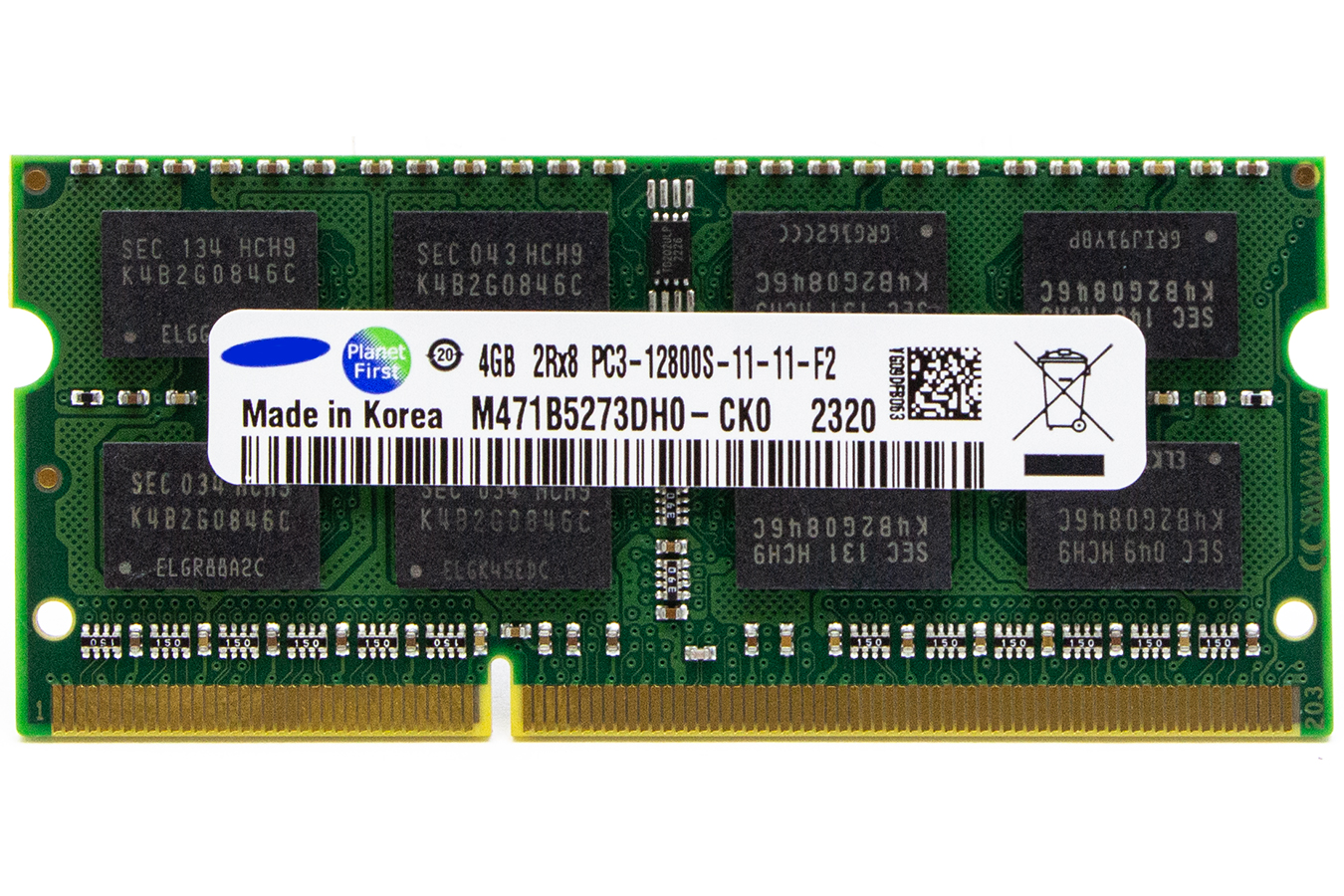 Оперативная память Samsung M471B5273DH0-CK0 DDR3 1x4Gb 1600MHz - купить в Esales, цена на Мегамаркет