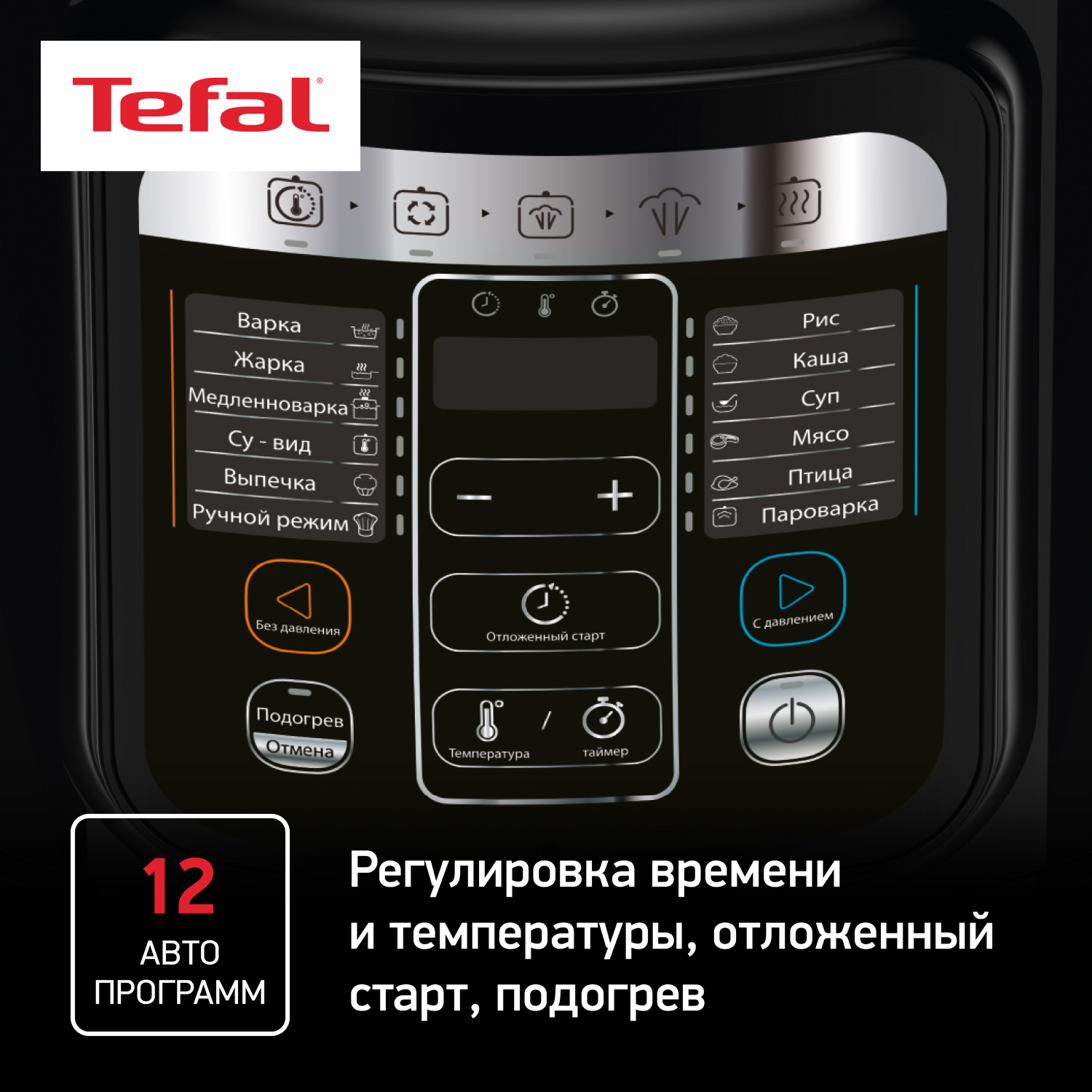 Мультиварка TEFAL CY601832, купить в Москве, цены в интернет-магазинах на  Мегамаркет