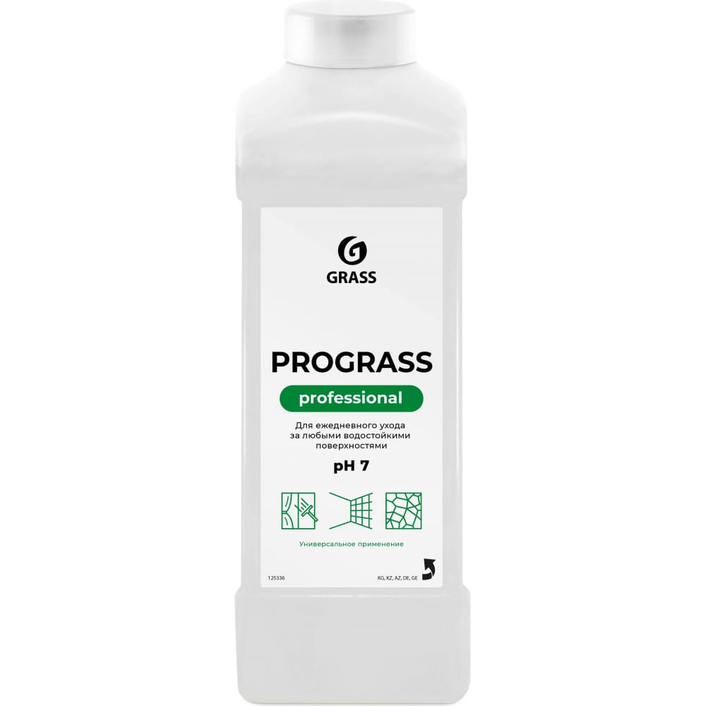 Средство для мытья пола, паркета, ламината GRASS Prograss Professional 1л -  отзывы покупателей на Мегамаркет | 100024128137