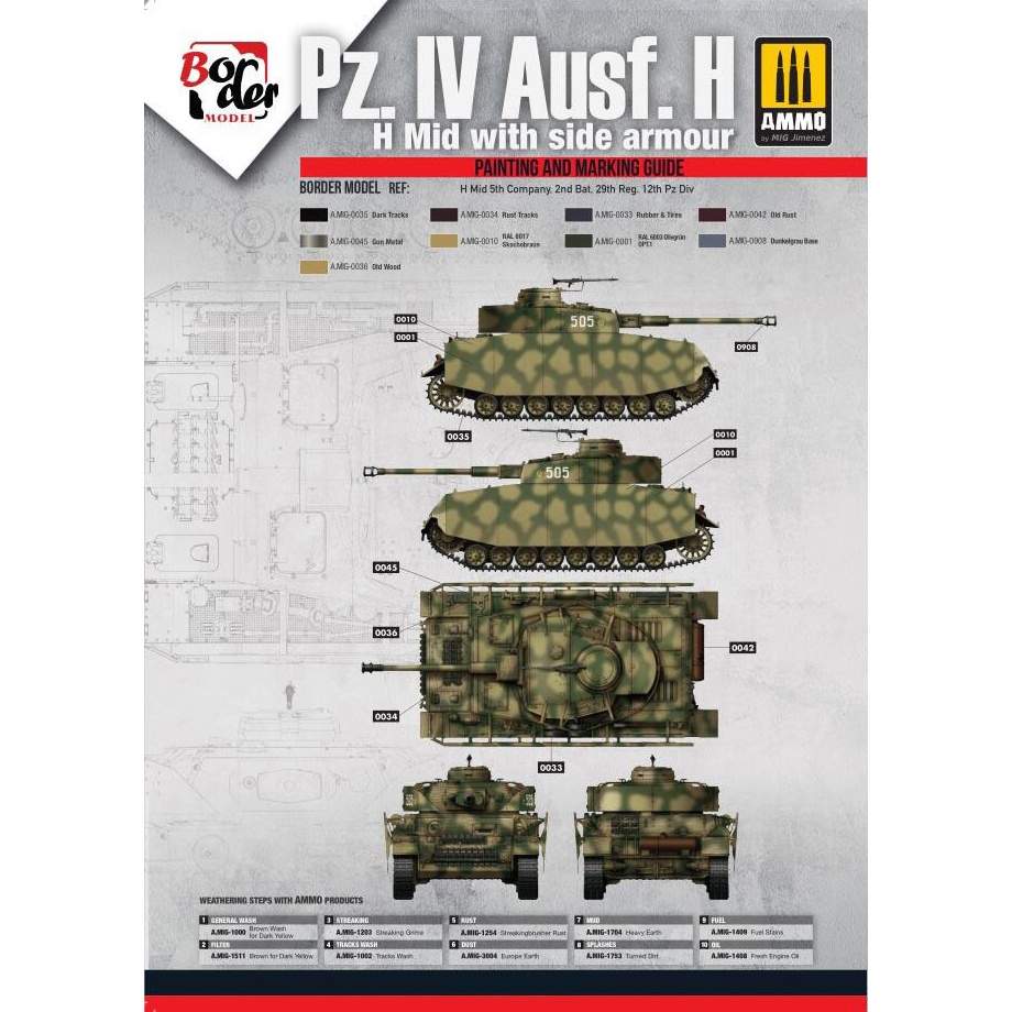 Купить bD0108 Border Model 1/35 Камуфляжная маска для танка Pz.Kpfw IV Ausf. G (средний), цены на Мегамаркет | Артикул: 100042685349