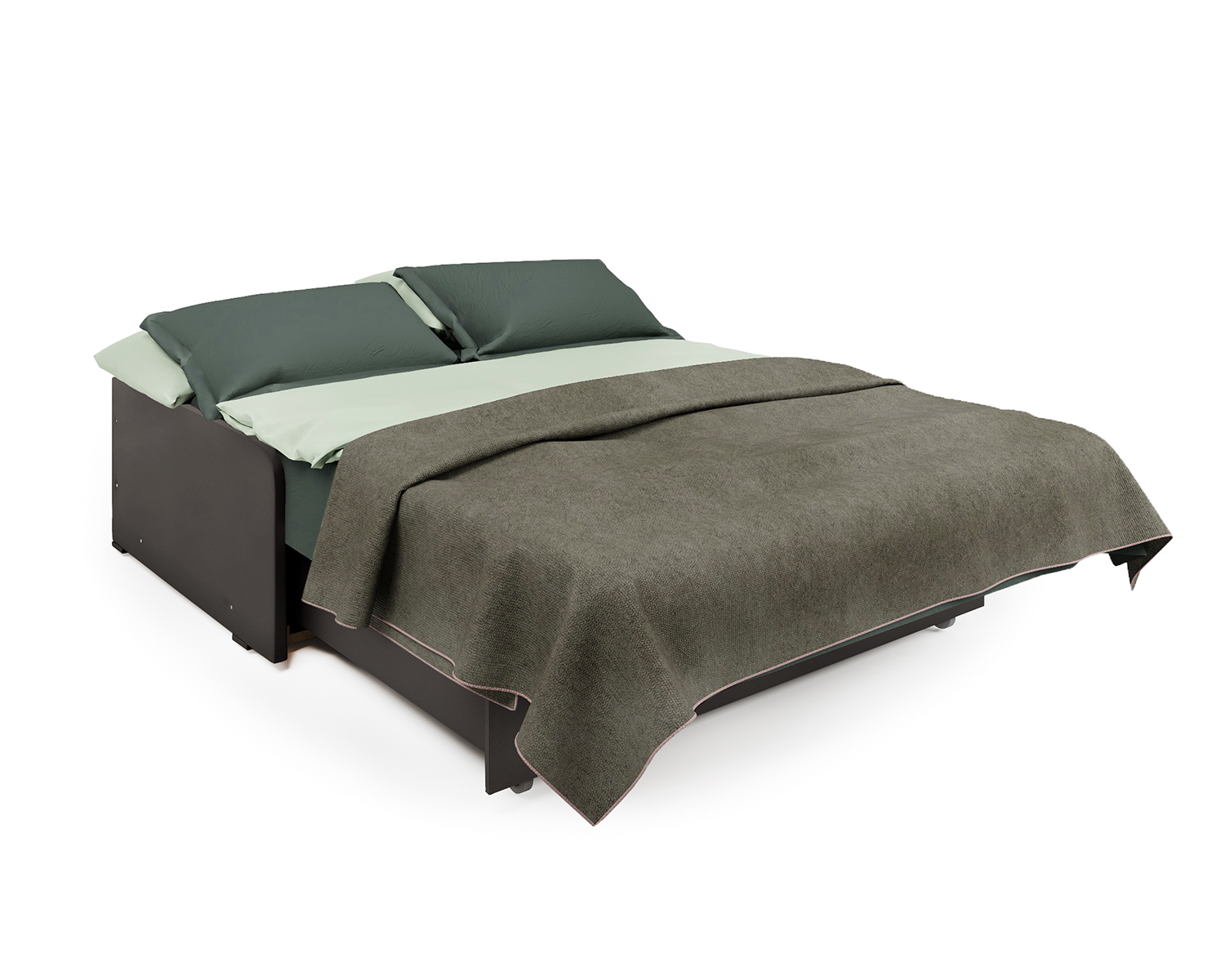 Диван-кровать Шарм-Дизайн Коломбо БП 120, шоколад