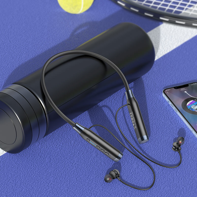 Наушники HOCO ES62 Bluetooth Sport Earphone черный, купить в Москве, цены в инте