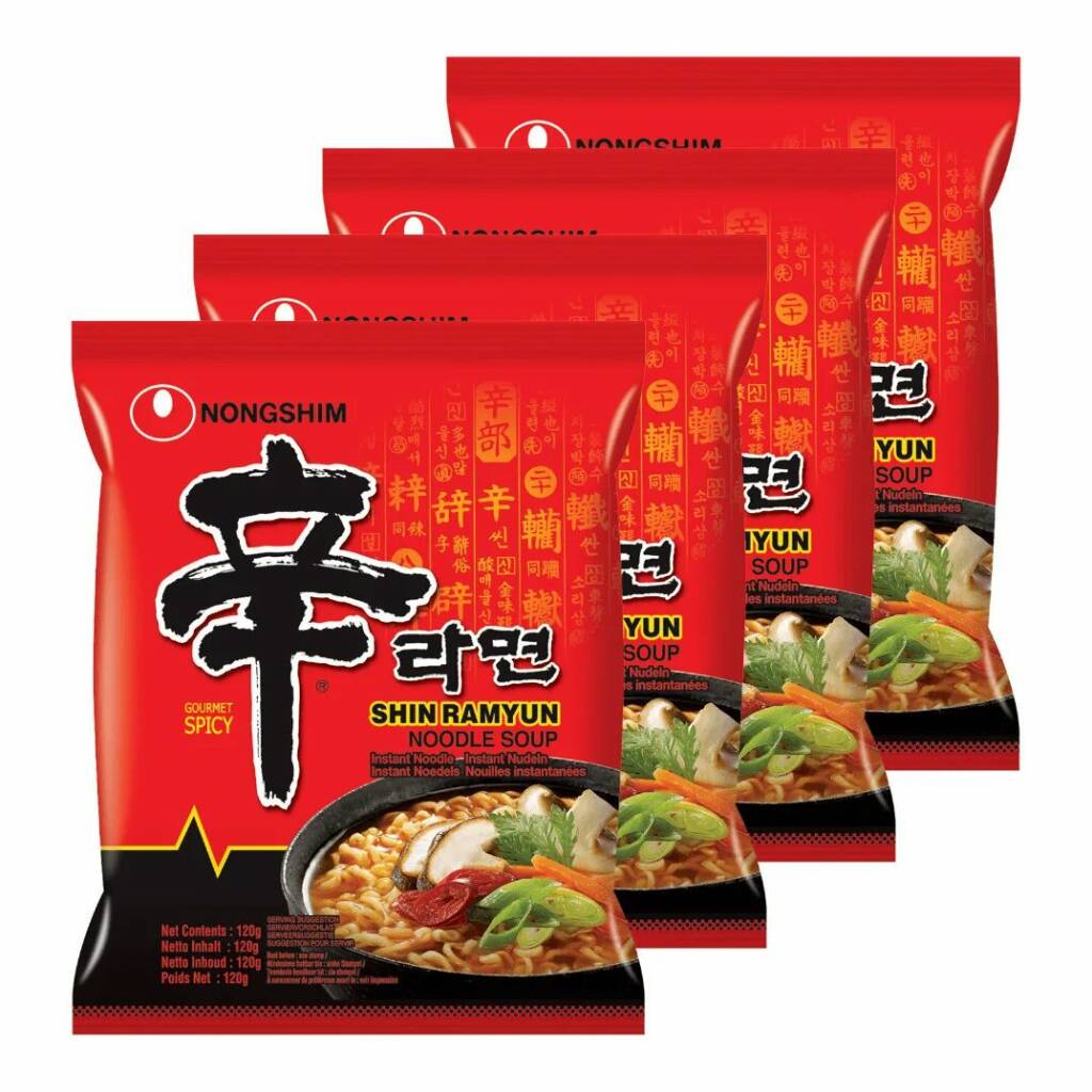 Что такое шин рамен. Лапша корейская острая Shin Ramyun. Лапша "Нонгшим" шин рамен, 120 г. Шин рамен 120гр пачка. Лапша Nongshim шин рамен 120г