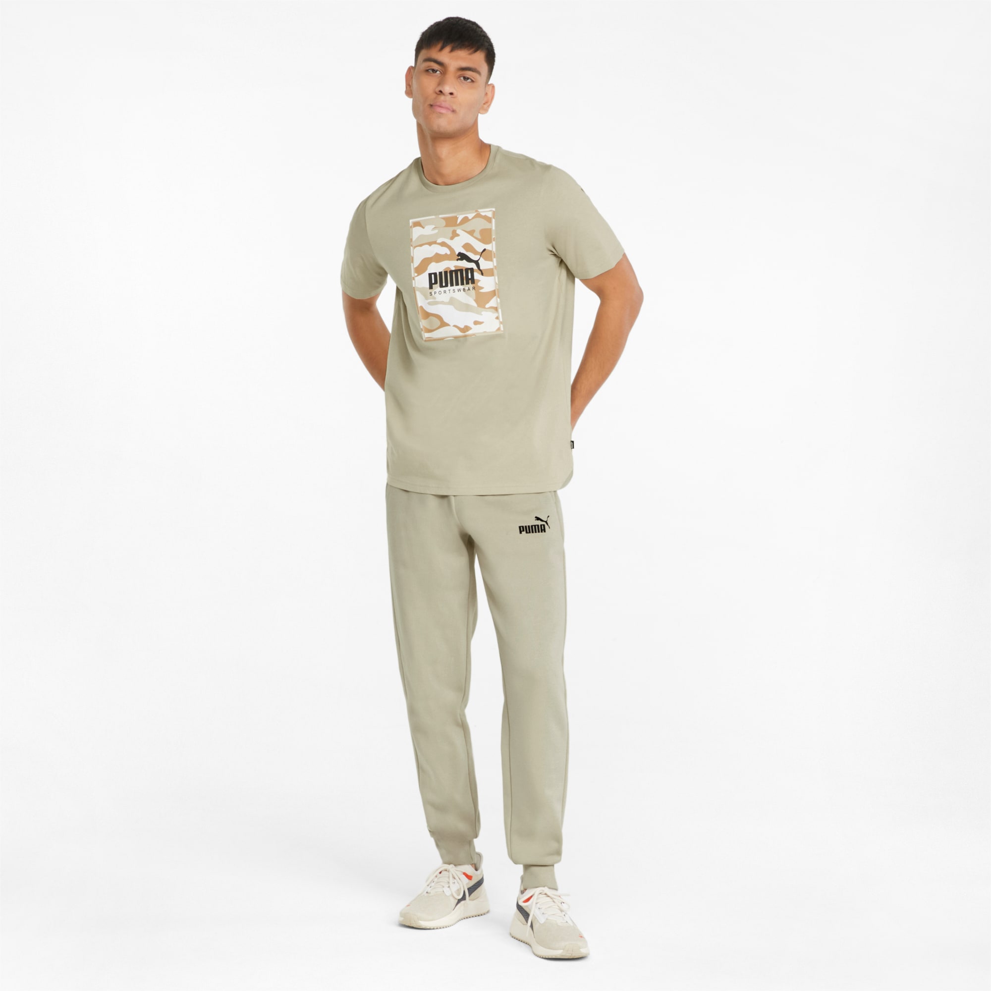 Брюки мужские PUMA 58671564 бежевые 2XL