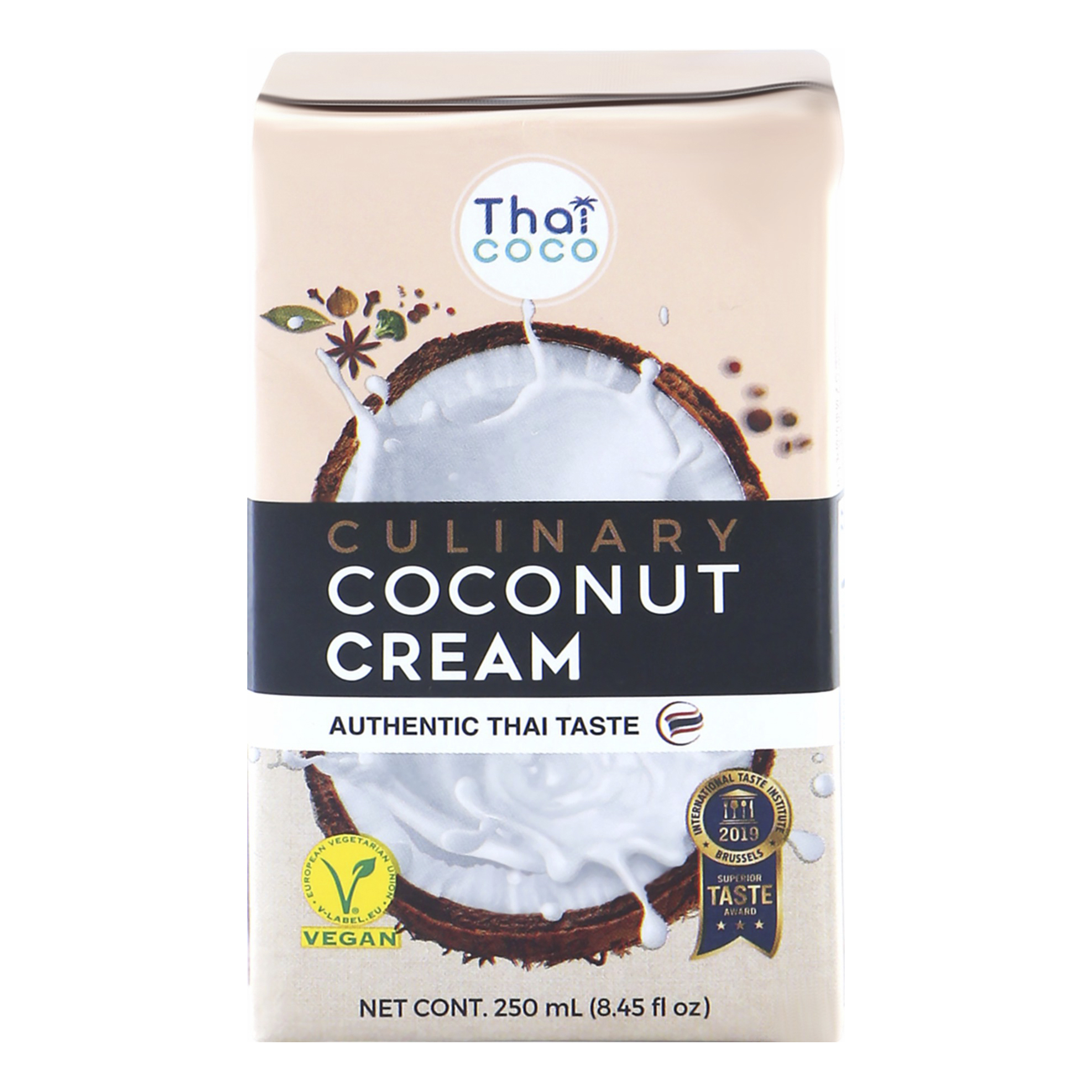 Сливки Thai Coco кокосовые из мякоти кокосового ореха 22 - 24% 250 мл