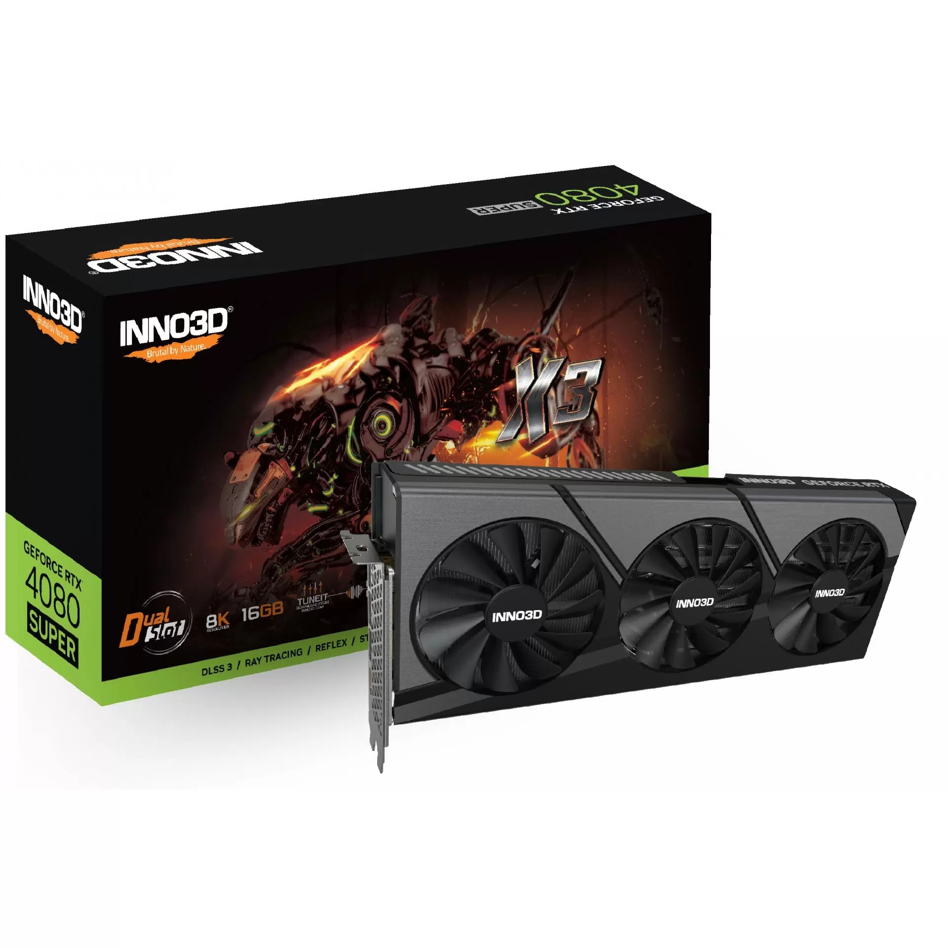 Видеокарта Inno3D NVIDIA GeForce RTX 4080 Super X3 (N408S3-166X-18703552), купить в Москве, цены в интернет-магазинах на Мегамаркет