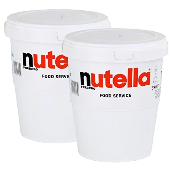 Купить паста ореховая Nutella с добавлением какао 3 кг, 2 шт., цены на Мегамаркет | Артикул: 100050486678