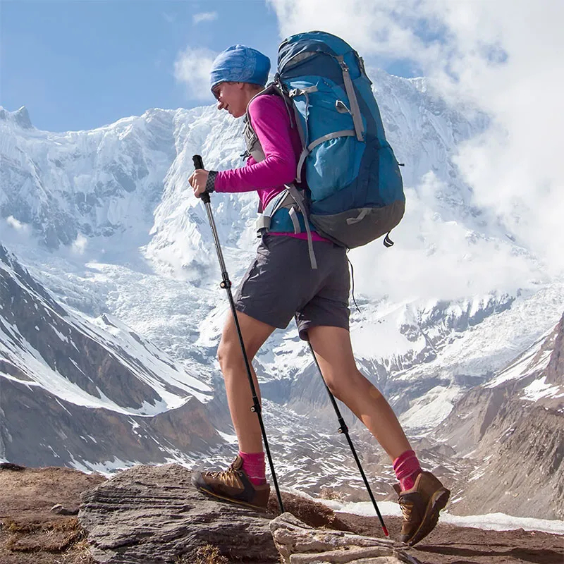 Naturehike треккинговые палки. Снаряжение для трекинга и походов. Альпинистская ходьба. Походная трость.