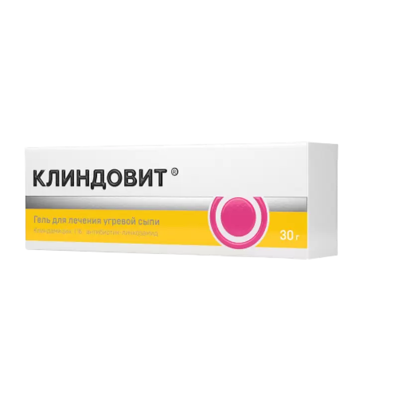 Клиндовит Комбо, гель для наружного применения 50 мг+10 мг/г 15 г 1 шт .