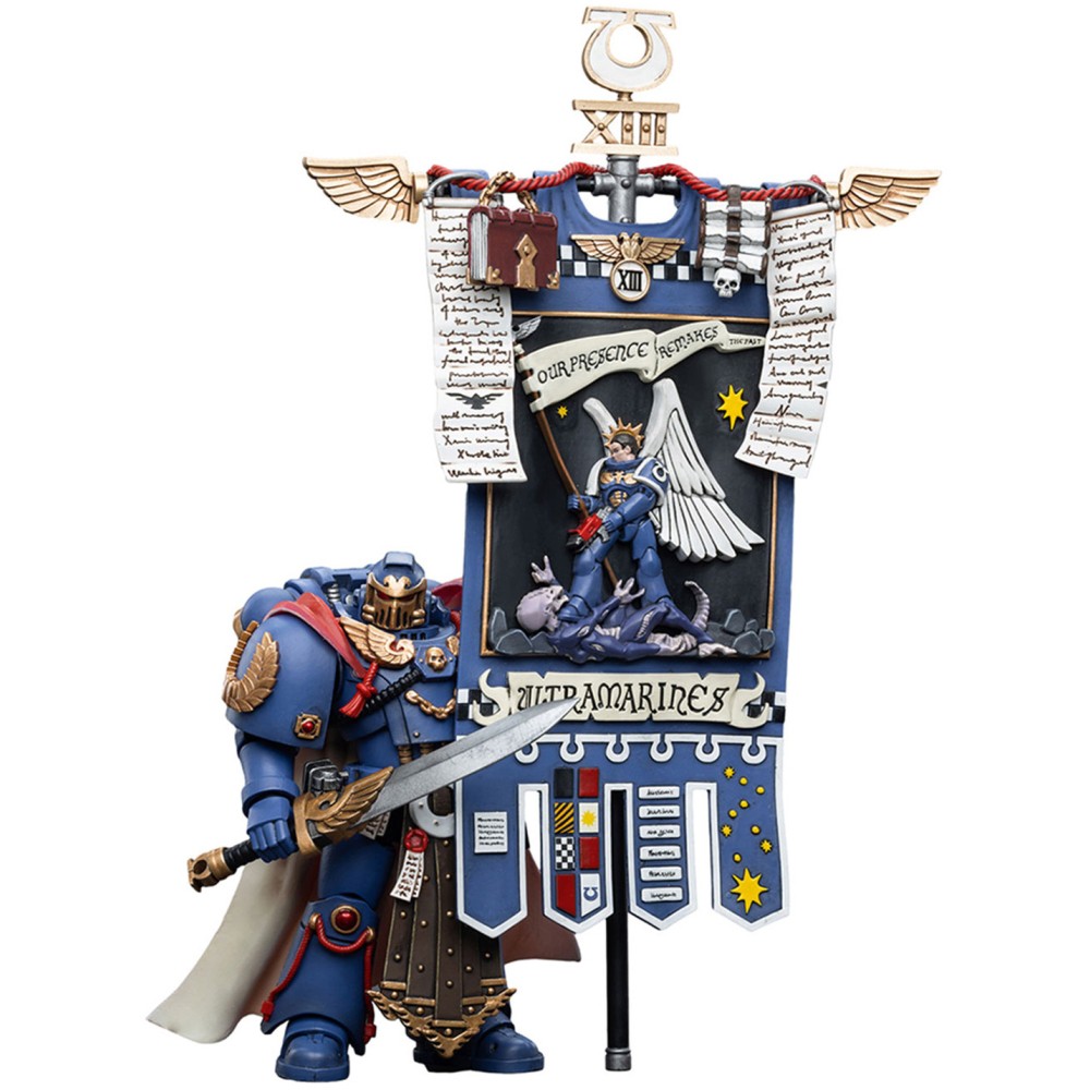 Купить фигурка JoyToy Warhammer 40K Ultramarines Honour Guard Chapter Ancient 1:18 JT6519, цены на Мегамаркет