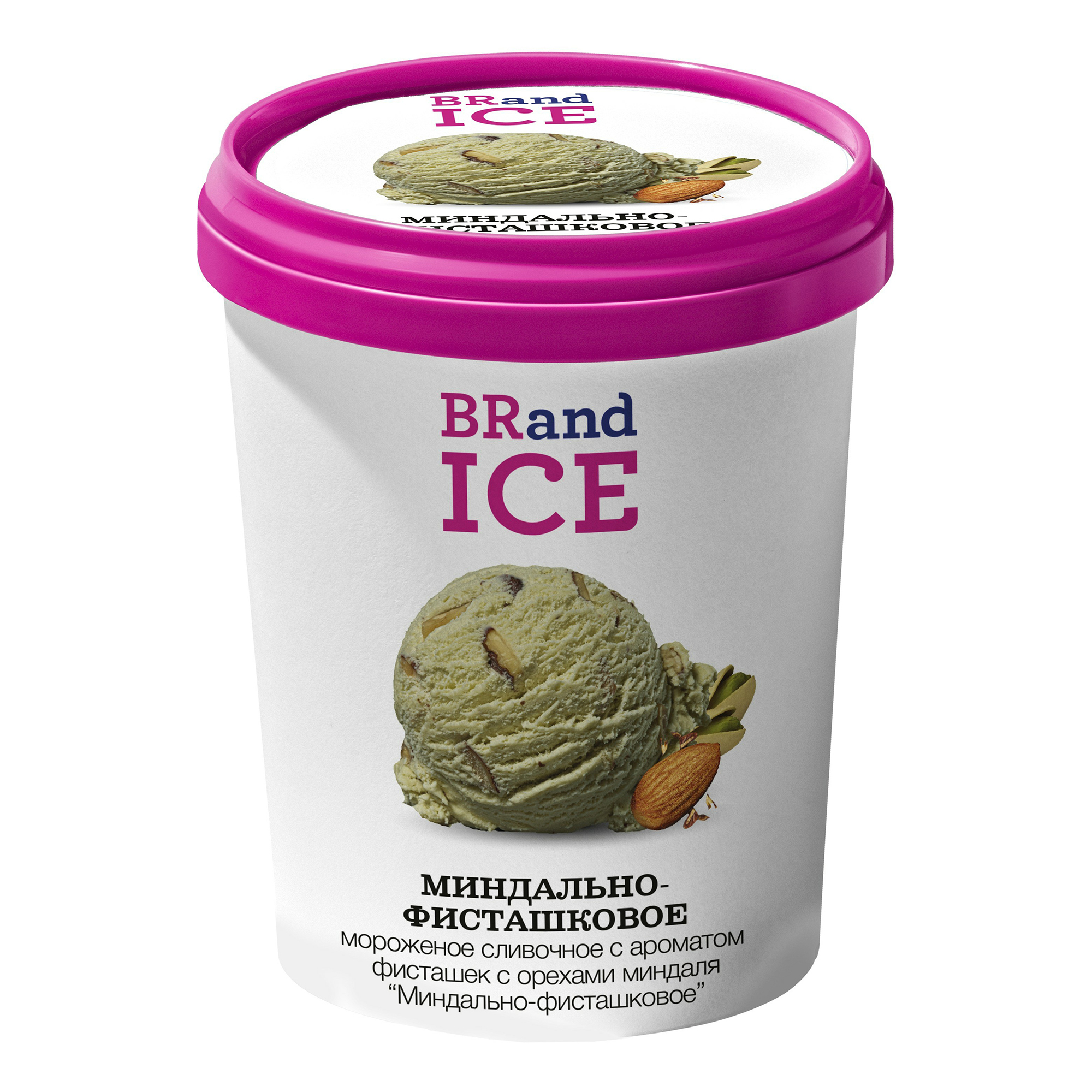 Купить мороженое сливочное Brand Ice миндально-фисташковое 600 г, цены на Мегамаркет | Артикул: 100050693594