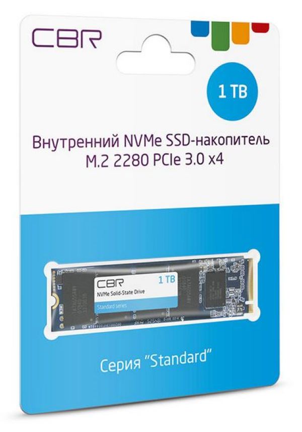 SSD накопитель CBR Standard M.2 22110 1 ТБ (SSD-001TB-M.2-ST22) - купить в CENAM.NET (Москва), цена на Мегамаркет