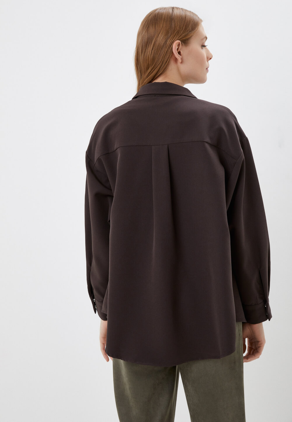 Рубашка женская Incity 1.1.2.21.01.04.02045/191109 коричневая XL