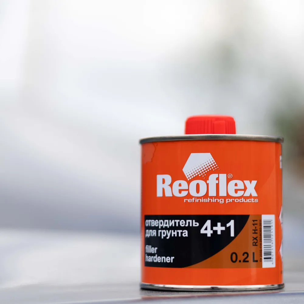 Reoflex hs primer filler. Reoflex HS primer Filler 4+1. Реофлекс грунт акриловый 4+1. Reoflex акриловый грунт. Грунт реофлекс 4+1 белый.