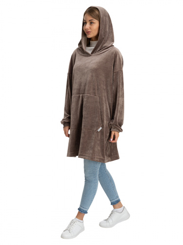 Худи женское Routemark Blanket Hoodie Travel бежевое one size