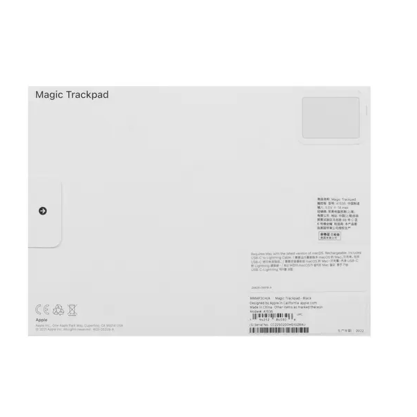 Трекпад Apple Magic Trackpad 3 Bluetooth Black (MMMP3ZM/A