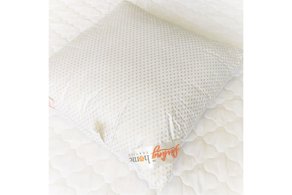Подушка для сна Sterling Home Textile пп68т/80 пух-перо 68x68 см