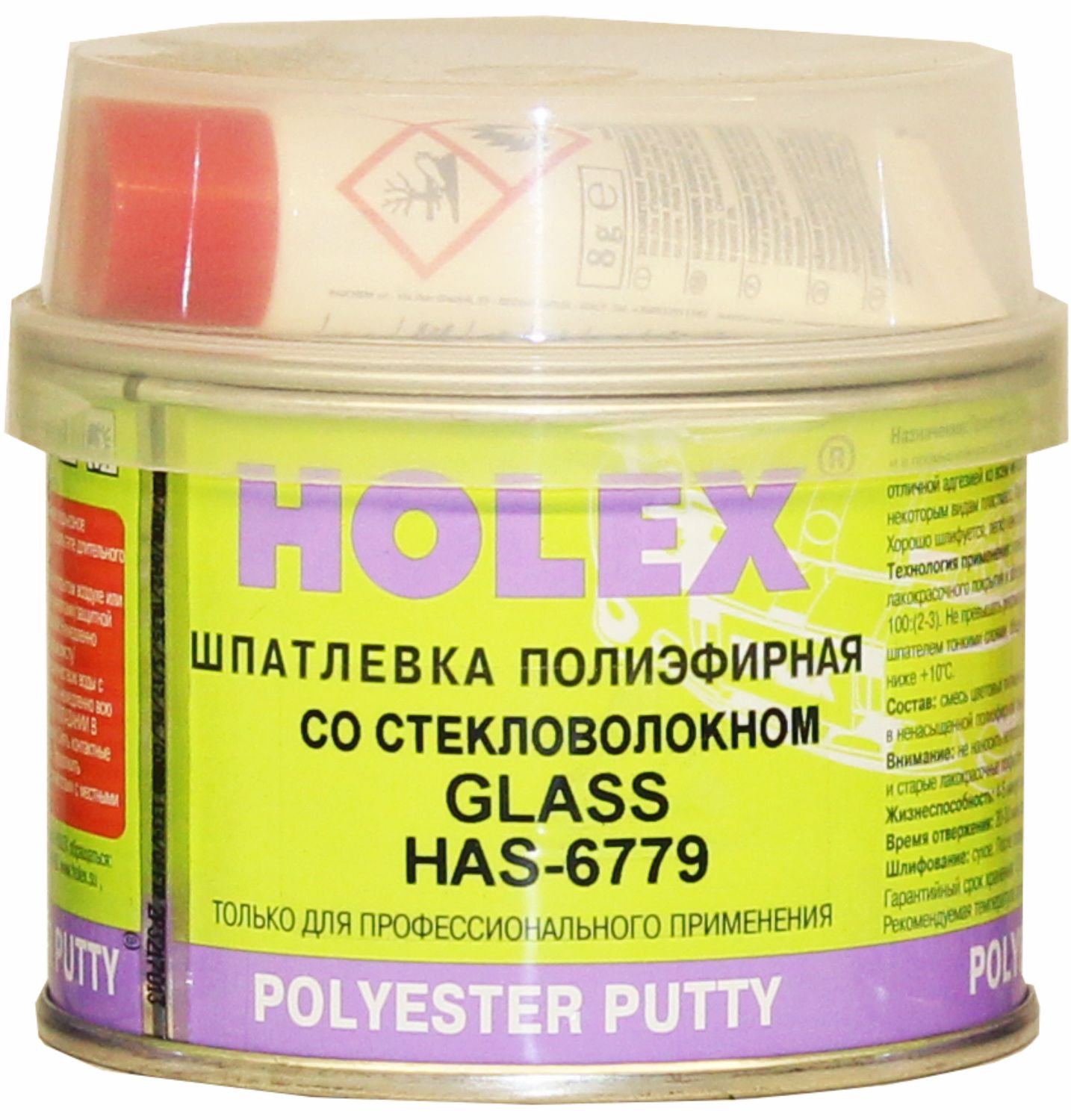 Шпатлевка со стекловолокном Holex Glass 0,25 кг - купить в Москве, цены на  Мегамаркет