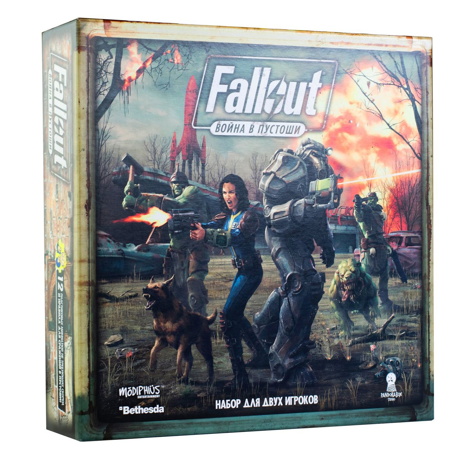 Настольная игра Pandora’s Box Studio Fallout Война в Пустоши. Стартовый набор – купить в Москве, цены в интернет-магазинах на Мегамаркет