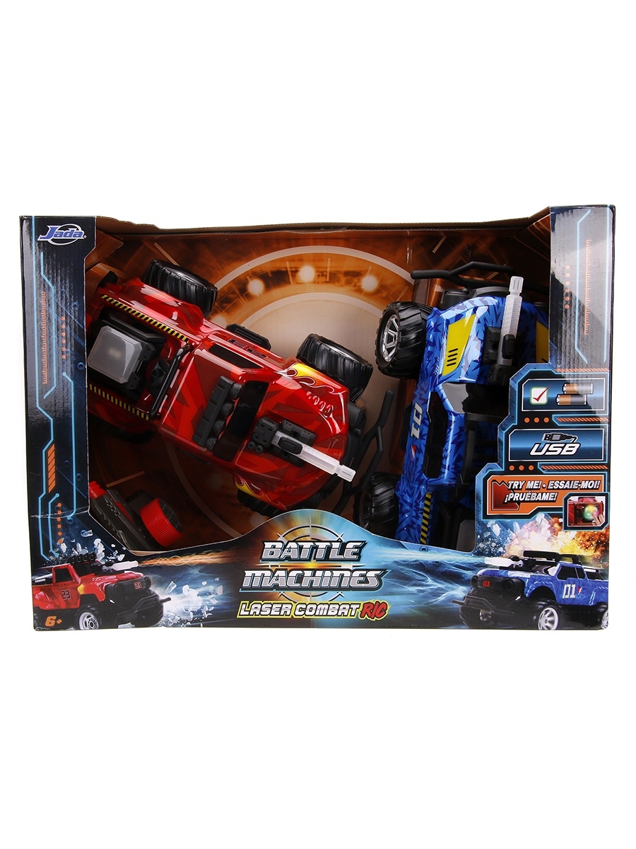 Набор машин на р/у Battle Machines Trucks – Laser Combat (масштаб 1:16) (2  шт.) - купить в 1с интерес, цена на Мегамаркет