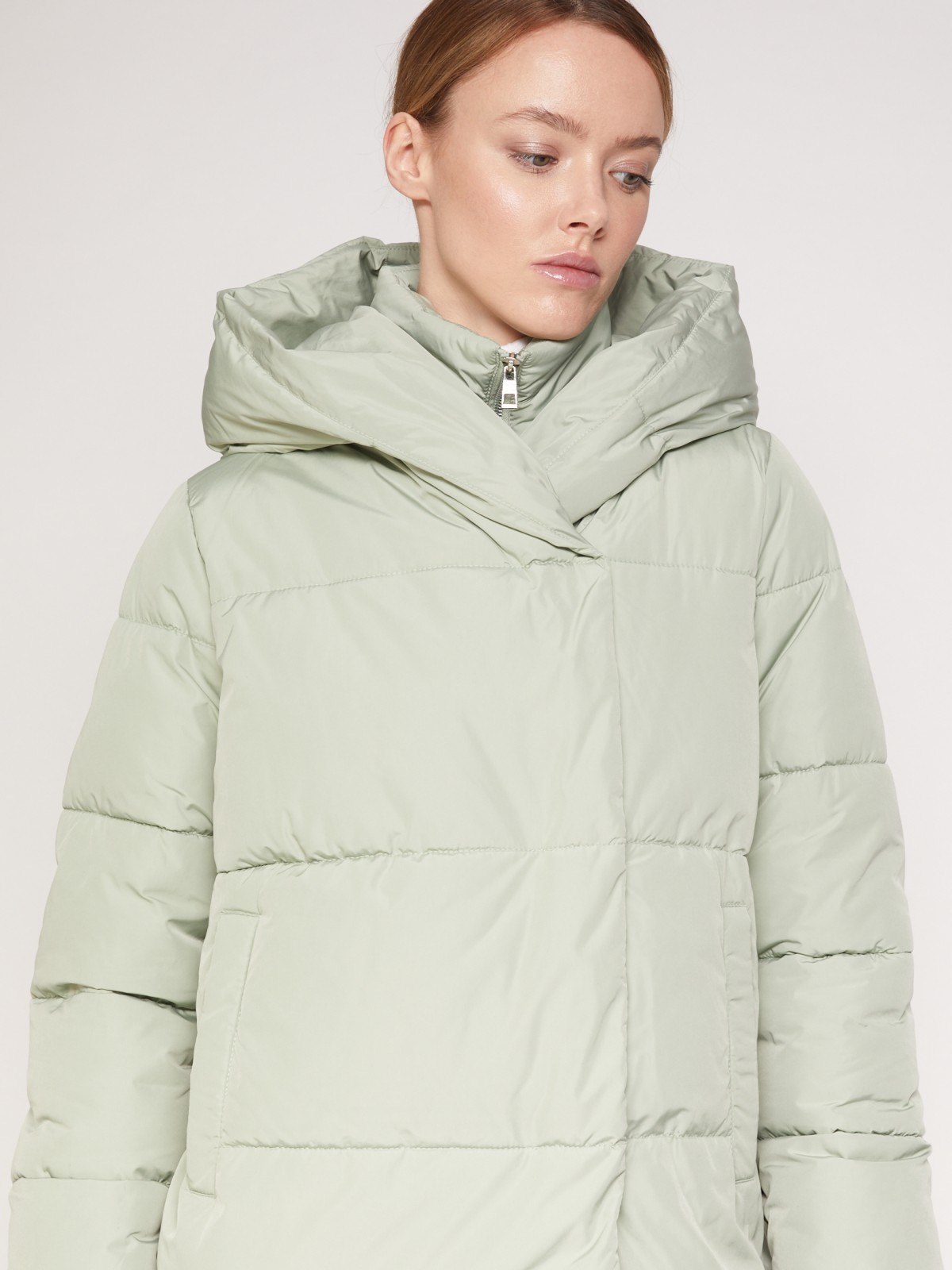 Zolla куртка женская зеленая