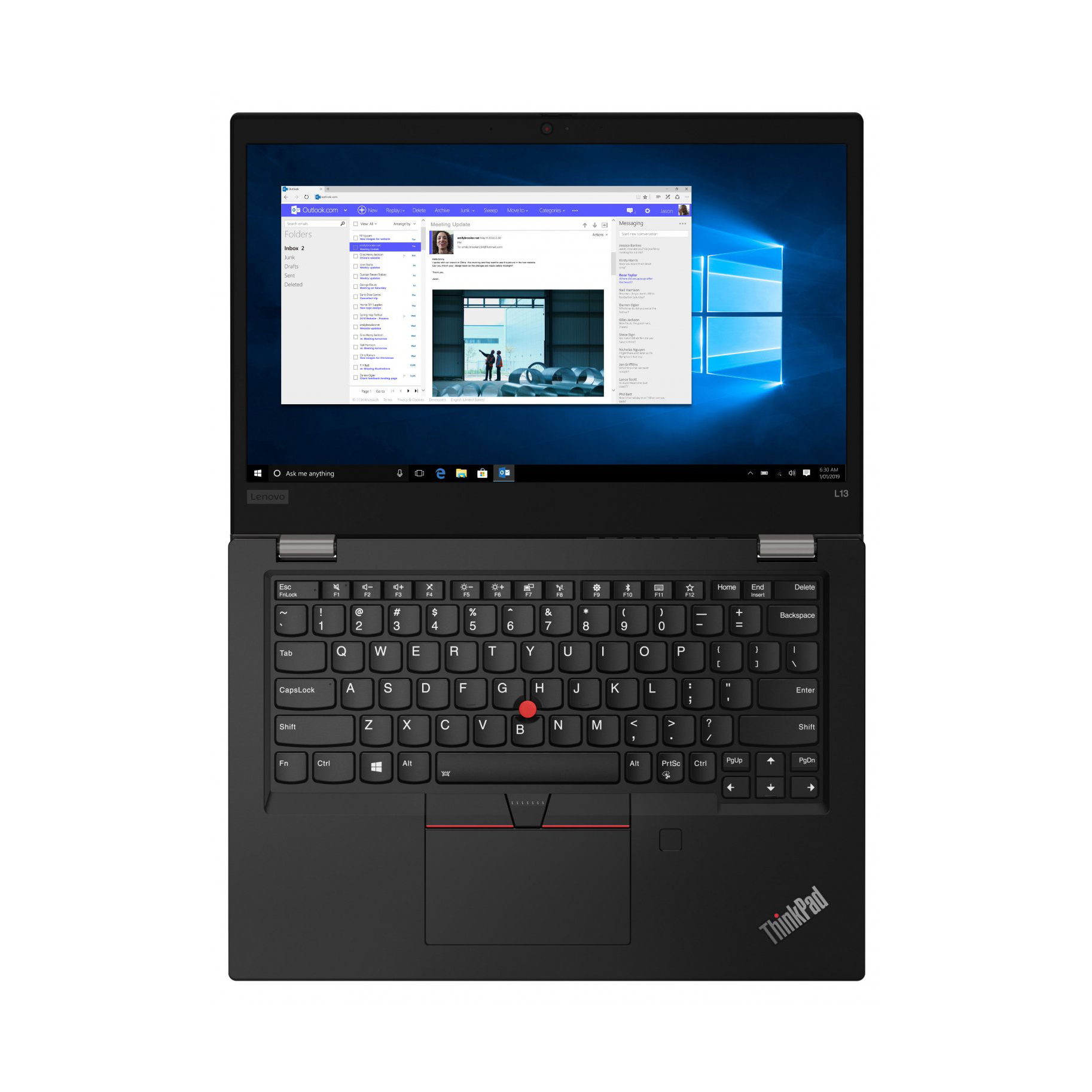 Ультрабук Lenovo ThinkPad L13 Gen 2 Black (20VH001XRT)