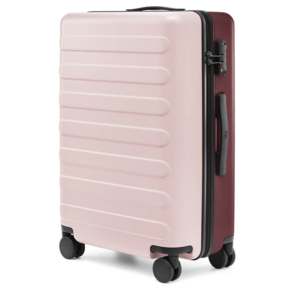 Чемодан унисекс Ninetygo Rhine Luggage розовый/красный, 45,5х66х25,5 см - купить в Lime Store, цена на Мегамаркет