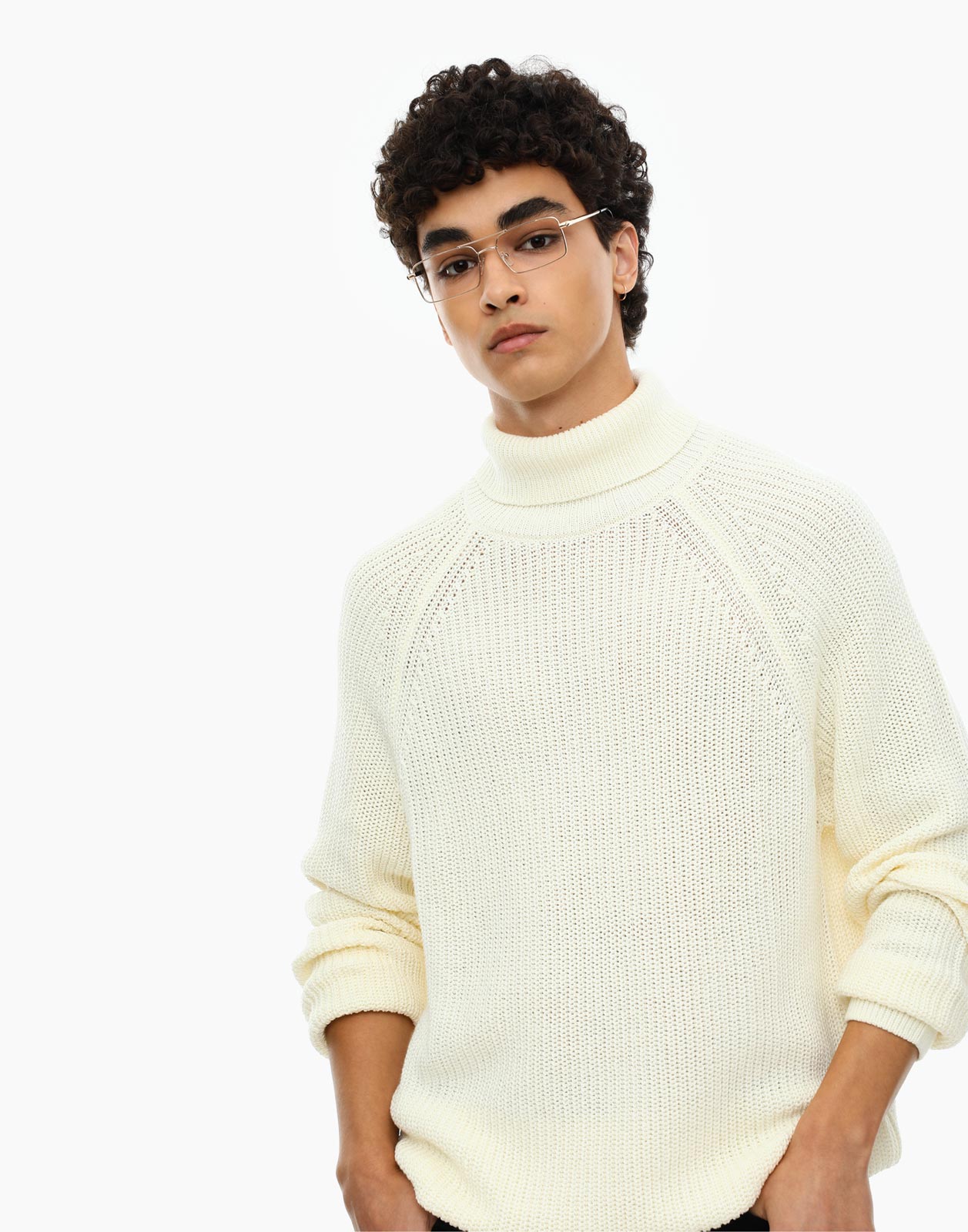 Свитер мужской Gloria Jeans BSW002077 белый M (4850) купить в Москве