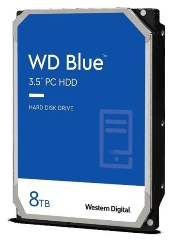 HDD диск 8TB WD Blue WD80EAZZ Serial ATA III, 5640 rpm, 128Mb - купить в Москве, цены в интернет-магазинах Мегамаркет