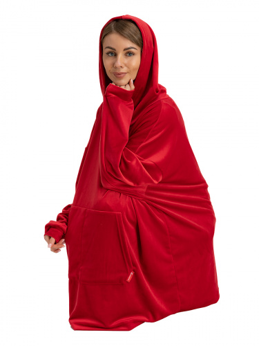 Худи женское Routemark Blanket Hoodie Travel красное one size